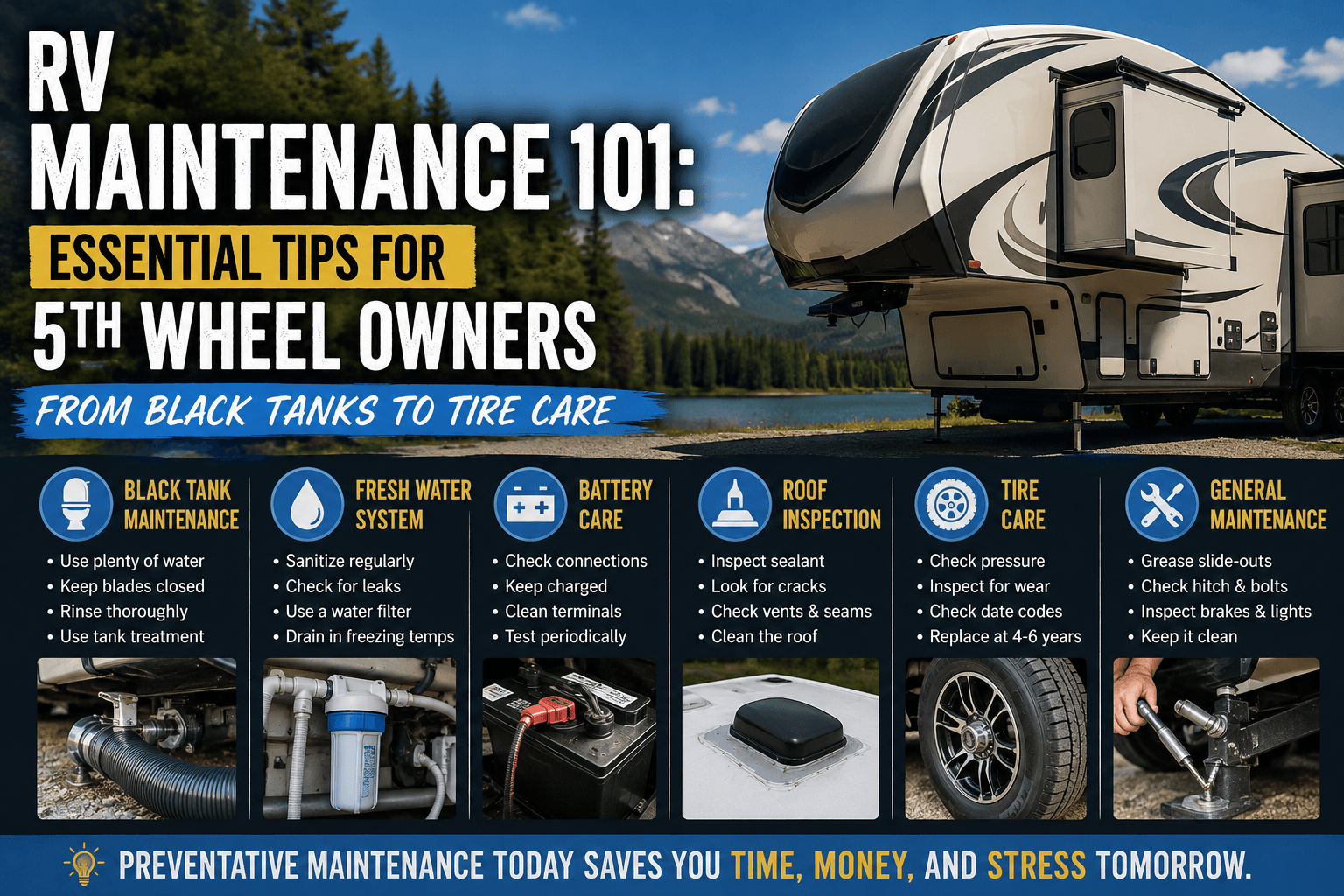RV Maintenance 101: Essential Tips for 5th Wheel Owners
